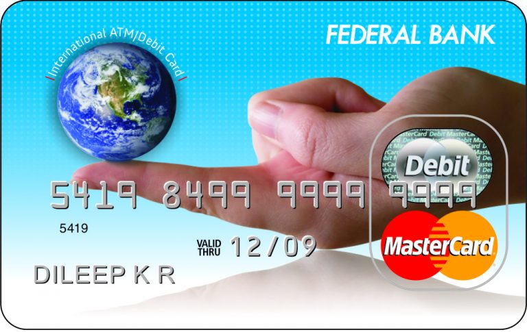 how to block federal bank atm card